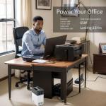 HITHIUM 1kWh Power Station - Solar charge + Power for TV/Fan/Wifi